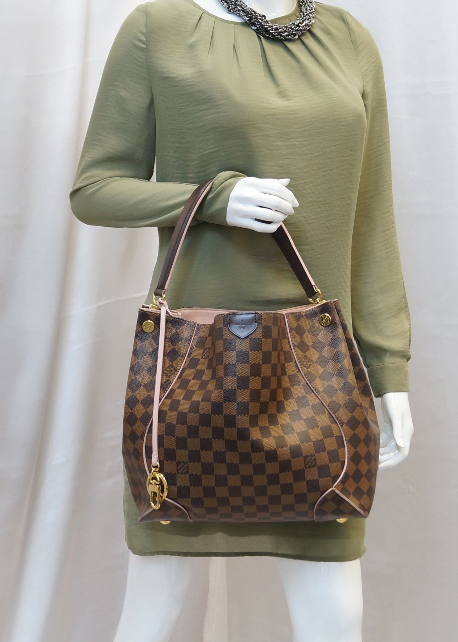 Louis Vuitton Caissa - Lv Damier Ebene Hobo Bag