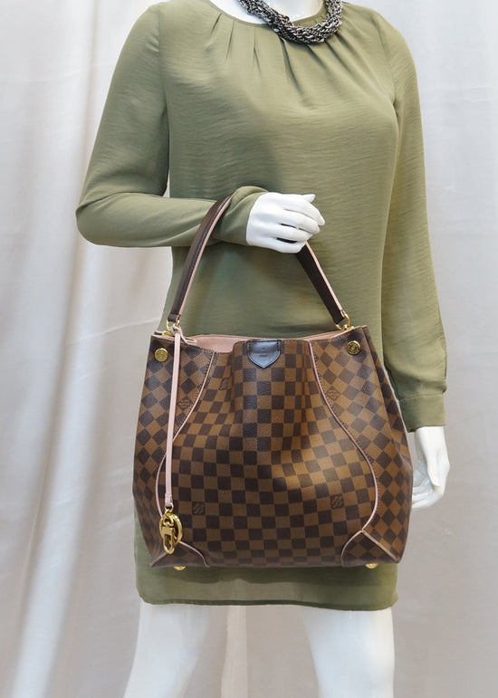 N41555 Louis Vuitton 2015 Limited Damier Ebene Caissa HOBO