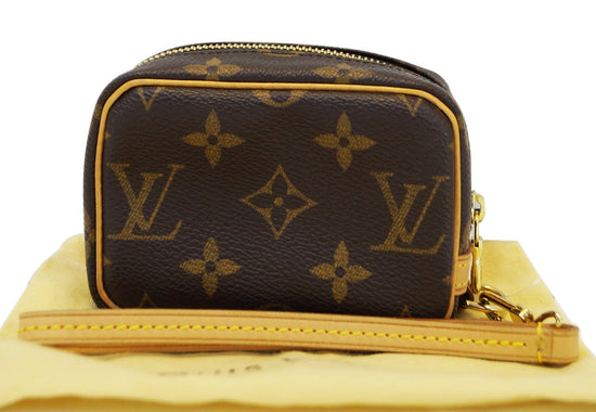 Louis Vuitton Monogram Canvas Trousse Wapity Mini Pouch Wrist Bag