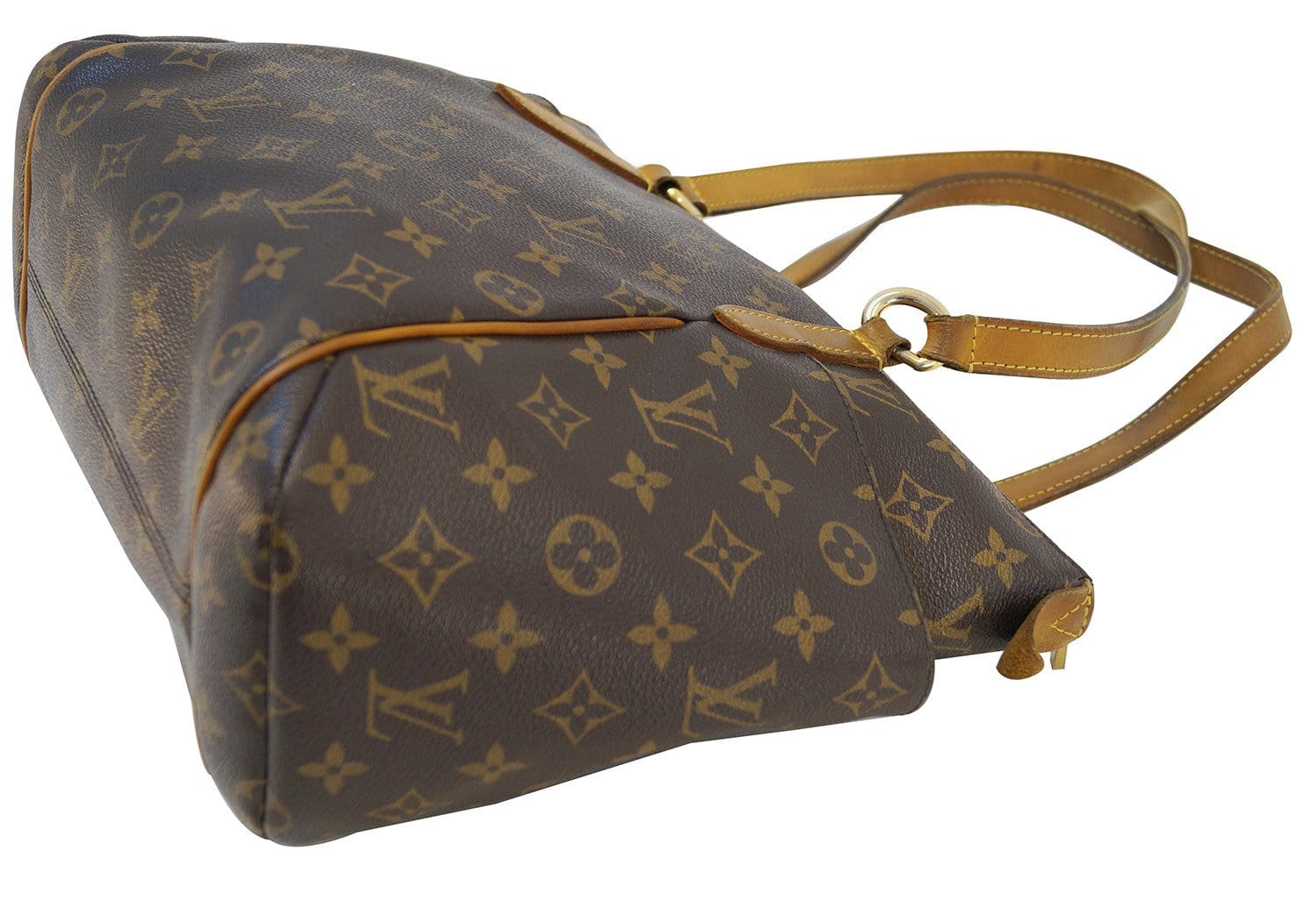 LOUIS VUITTON Monogram Totally Pm Brown Shoulder Handbag