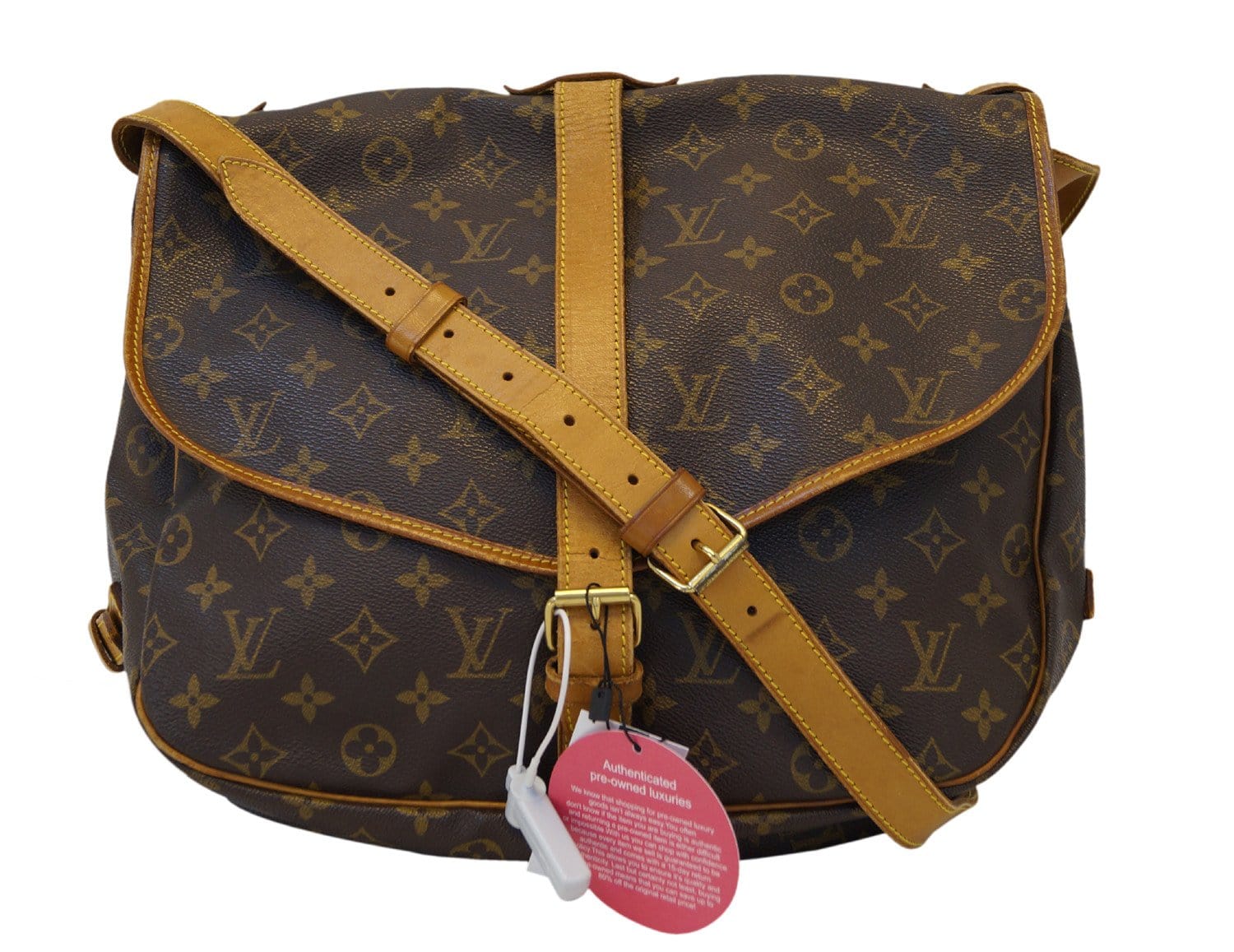 Louis Vuitton Monogram Canvas Saumur 35 Messenger Bag Louis Vuitton