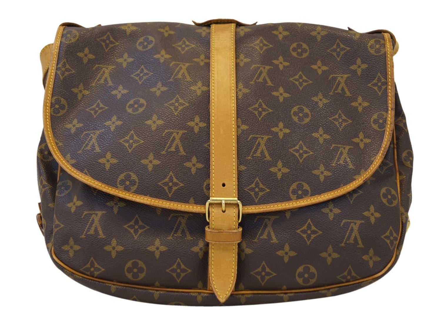 LOUIS VUITTON Monogram Saumur 35 Shoulder Bag