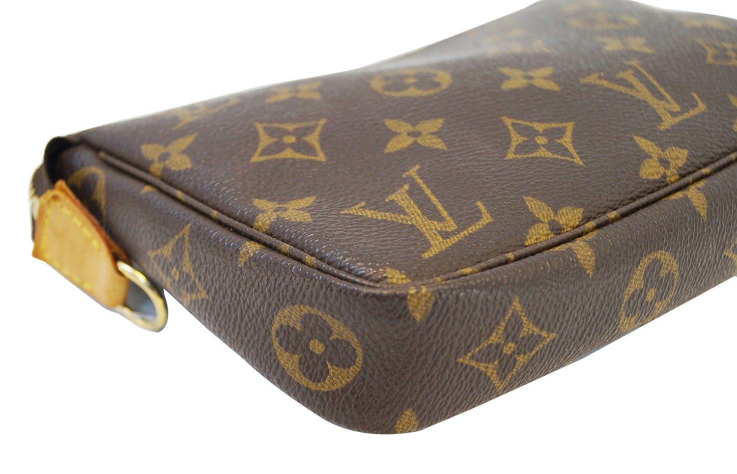 Authentic LOUIS VUITTON Monogram Pochette Accessoires Crossbody Bag E3