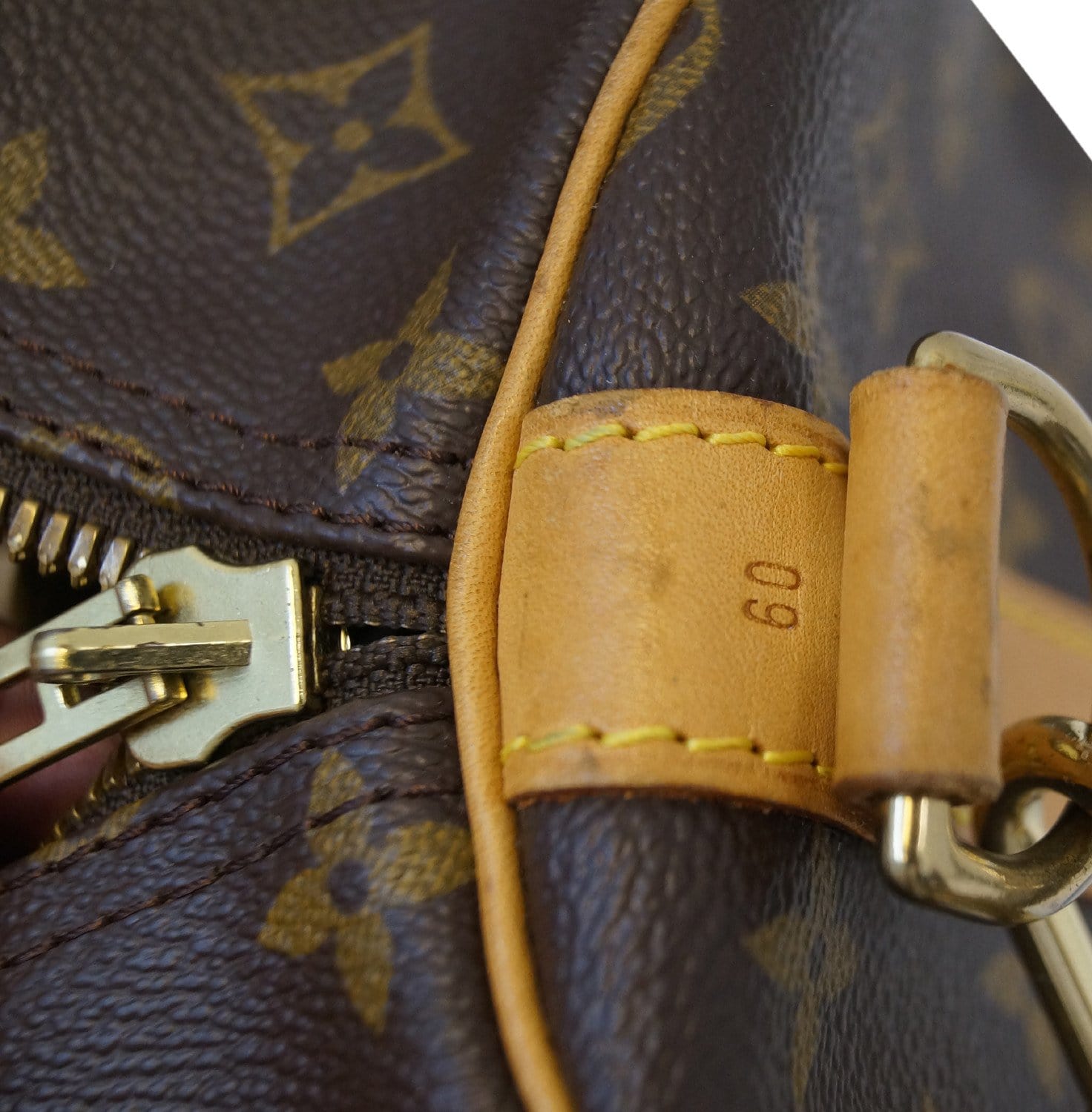 LOUIS VUITTON Monogram Canvas Keepall Bandouliere 60 Travel Bag