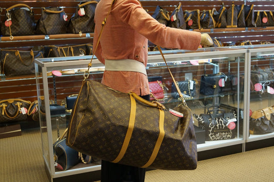 Monogram Canvas Keepall Bandouliere 60