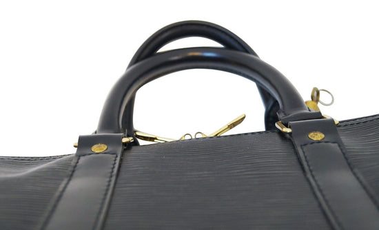 LOUIS VUITTON Epi Keepall 45 Black 1252680