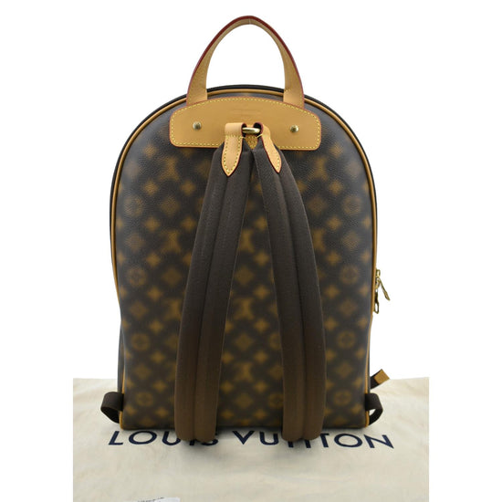 Ellipse cloth backpack Louis Vuitton Brown in Cloth - 33901567