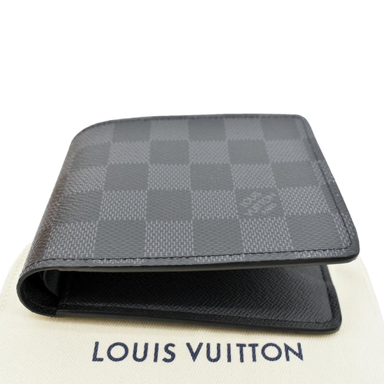Louis Vuitton Vintage - Damier Graphite Florin Wallet - Grafite -  Portafoglio in Pelle Damier - Alta Qualità Luxury - Avvenice