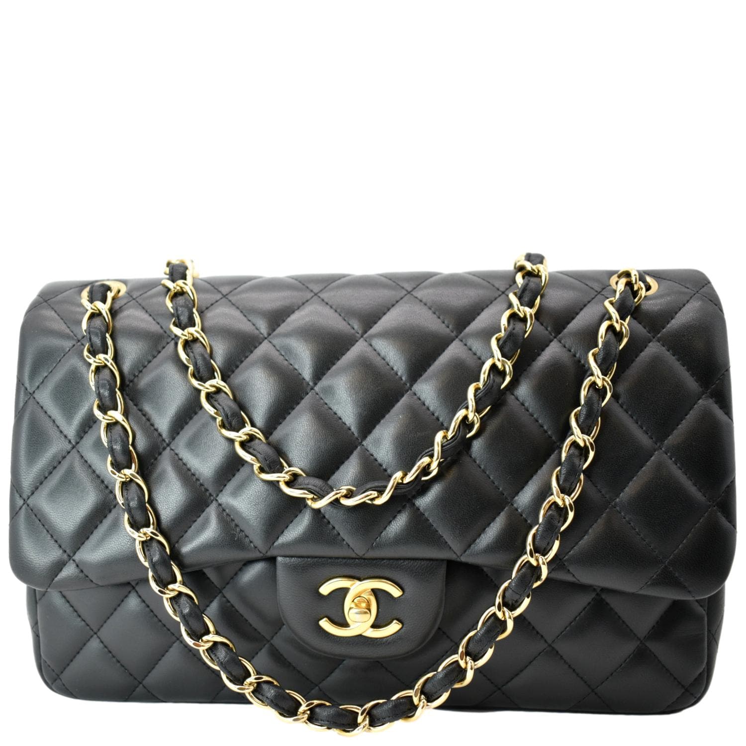 chanel jumbo lambskin