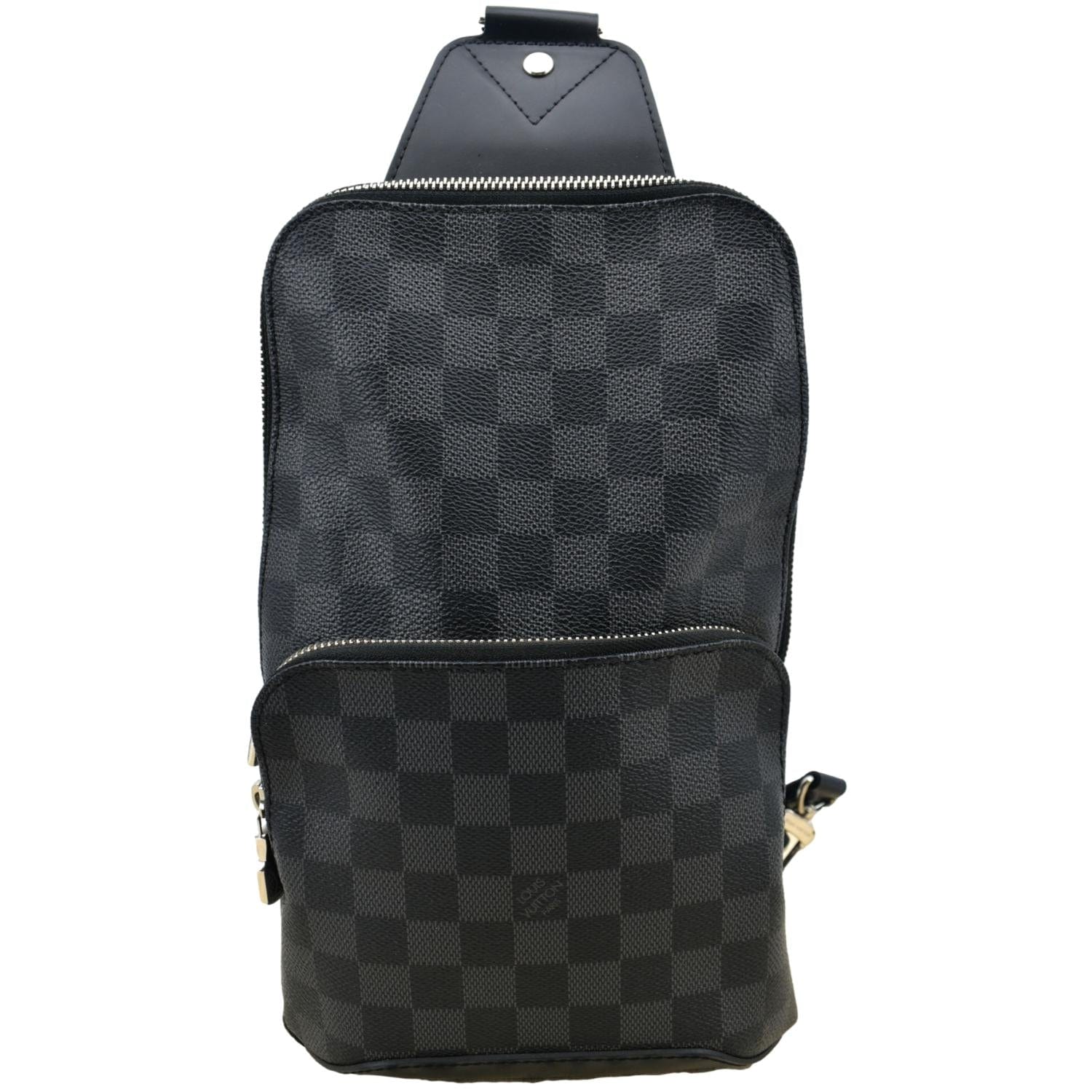 True-to-ORIGINAL] Louis Vuitton Avenue Sling Bag Black For Women