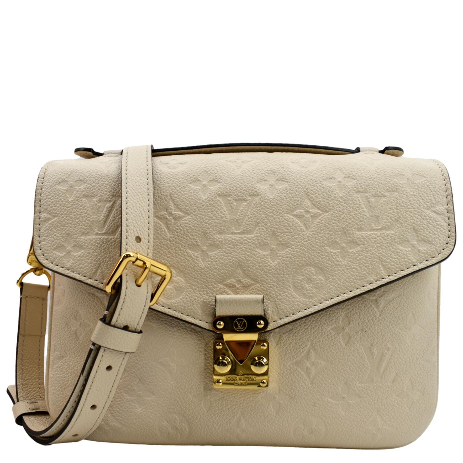 LOUIS VUITTON Empreinte Pochette Metis Creme 1304544