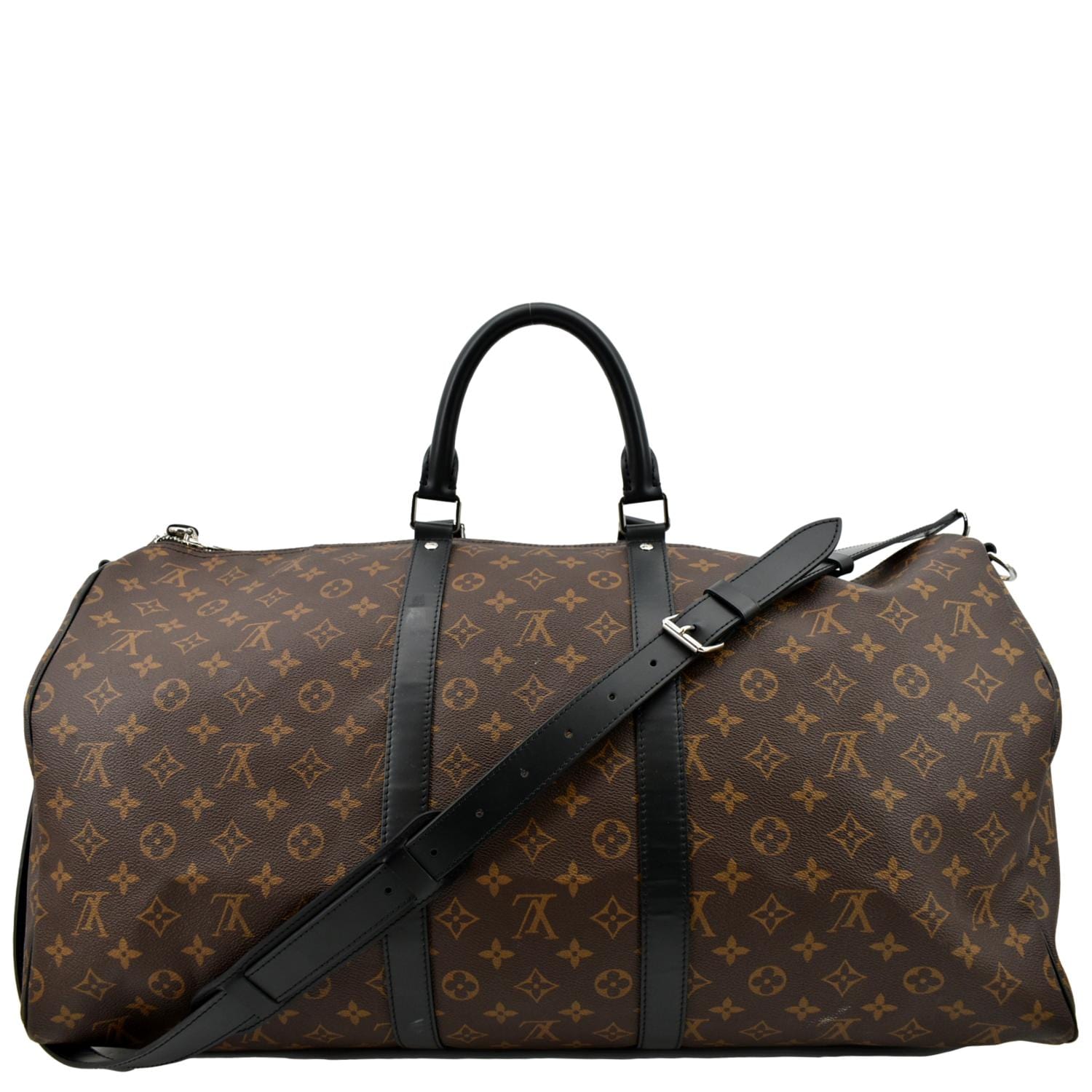 Brown Louis Vuitton Monogram Keepall 55 Travel Bag – Designer Revival
