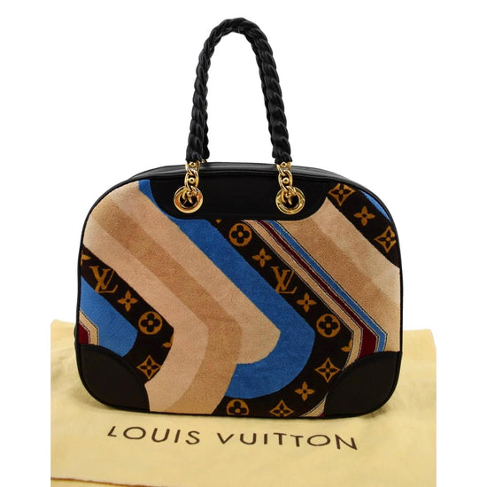 Louis Vuitton - Multicolor Velour Bowling Vanity Tuffetage Bag