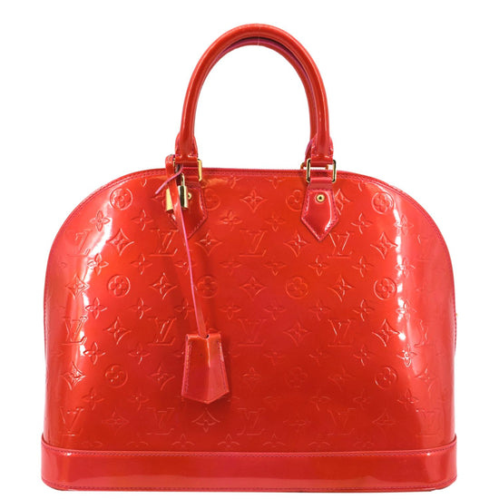 Louis Vuitton Red Monogram Vernis Alma GM, myGemma