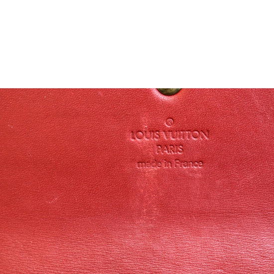Louis Vuitton 2008 Vernis Rayures Pattern Wallet - Red Wallets, Accessories  - LOU804359