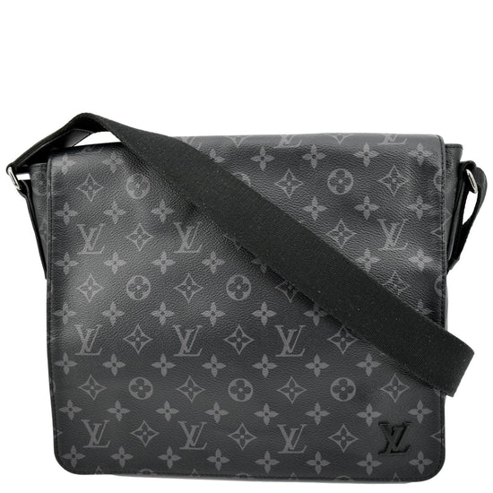 Louis Vuitton District PM NV2 Shoulder Bag Monogram Eclipse Black