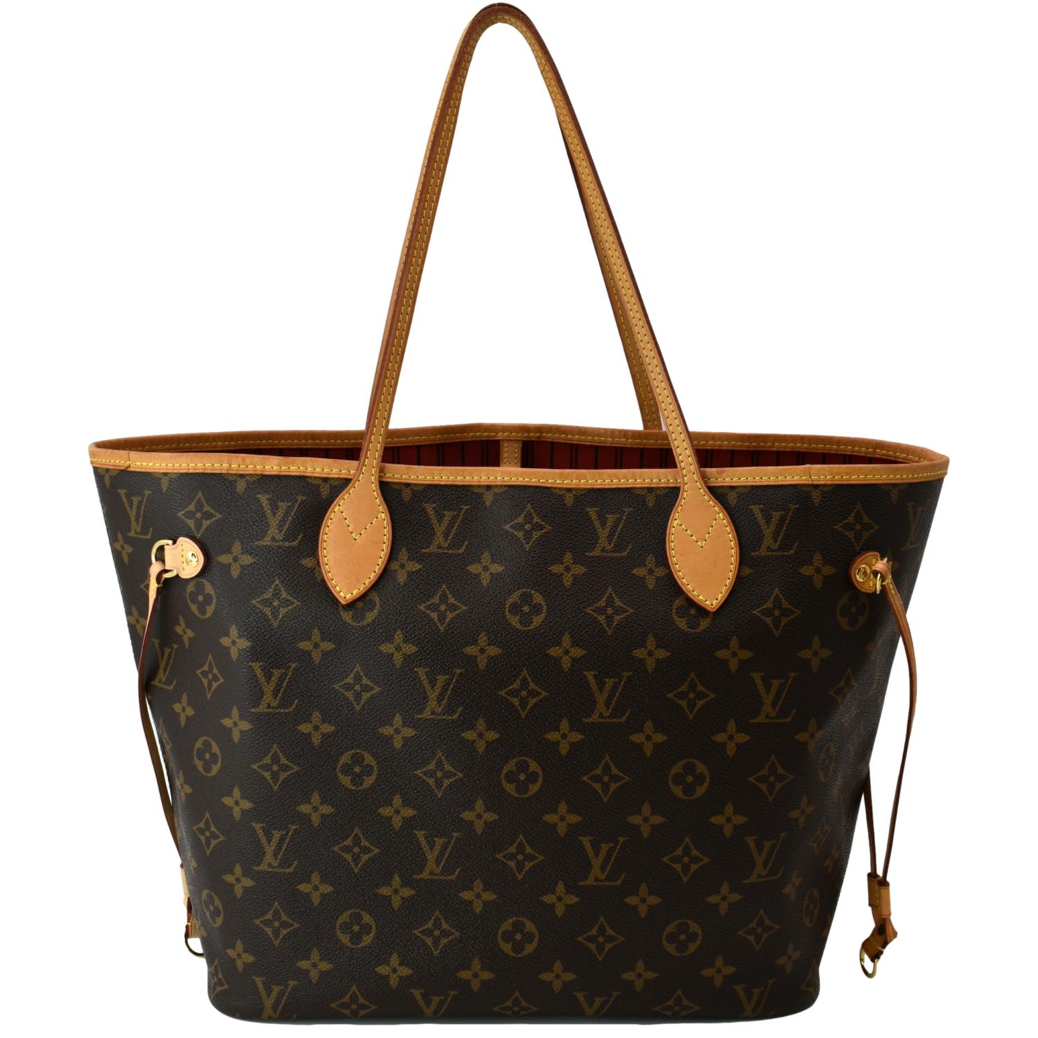 Pre-Owned Louis Vuitton Neverfull MM Brown Mono gram Handbag 