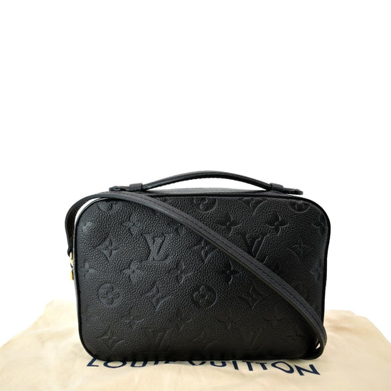 LV Saintonge Monogram Empreinte Leather Creme Caramel – newlookbag
