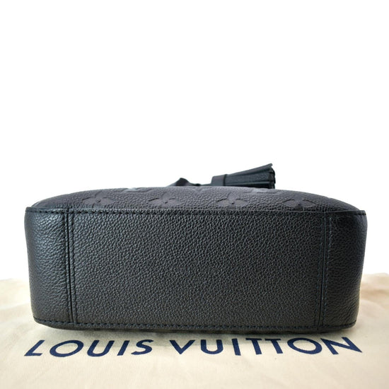 LOUIS VUITTON Saintonge Monogram Empreinte Leather Crossbody Bag Red