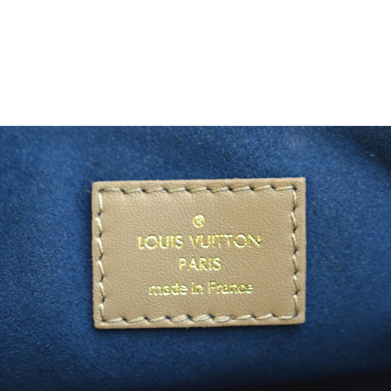 Louis Vuitton Taupe Monogram Embossed Coussin PM Bag Louis