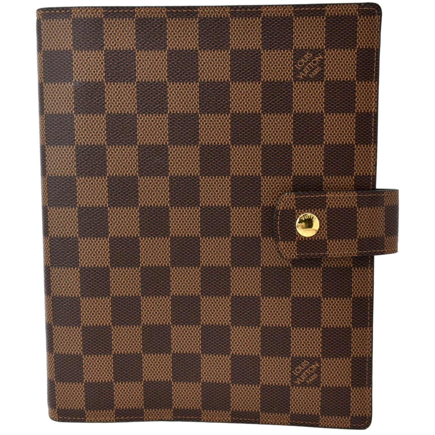 LOUIS VUITTON Monogram Canvas Brown Agenda GM Day Planner Cover-US