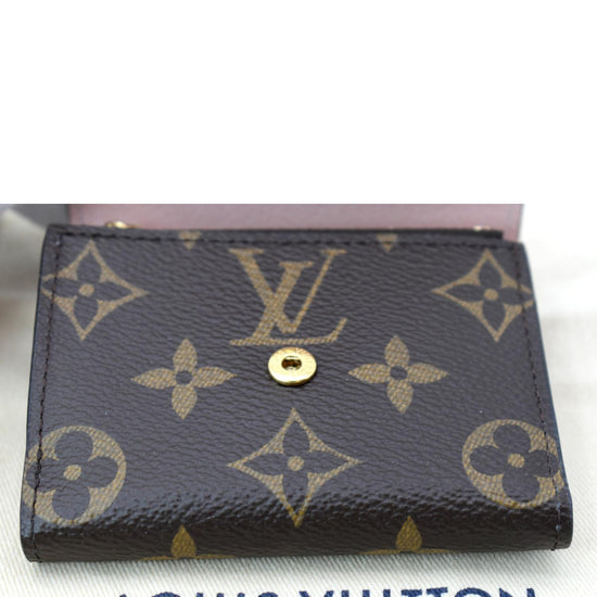 Louis Vuitton Wallet Zoe Monogram Rose Ballerine in Coated Canvas with  Gold-tone - US