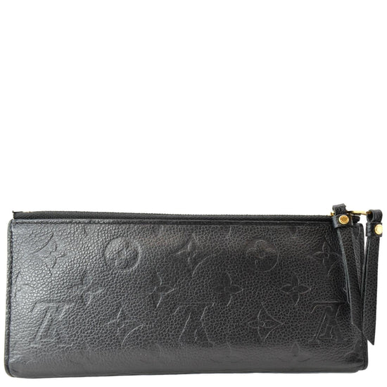 LOUIS VUITTON Empreinte Adele Wallet Black 281318