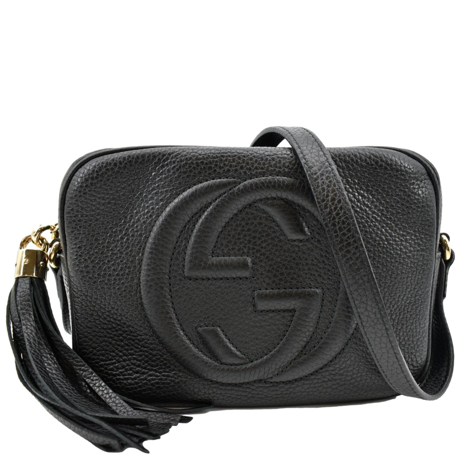 ❤️Authentic Gucci Soho Small Leather Disco Bag Black Crossbody