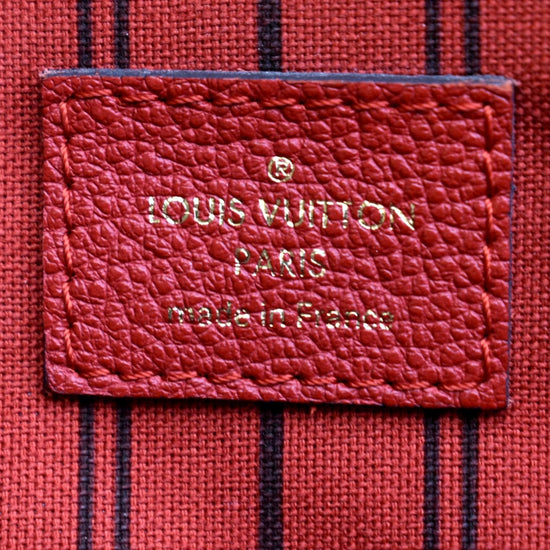 Louis Vuitton Bastille PM in Cherry Empreinte Leather - SOLD