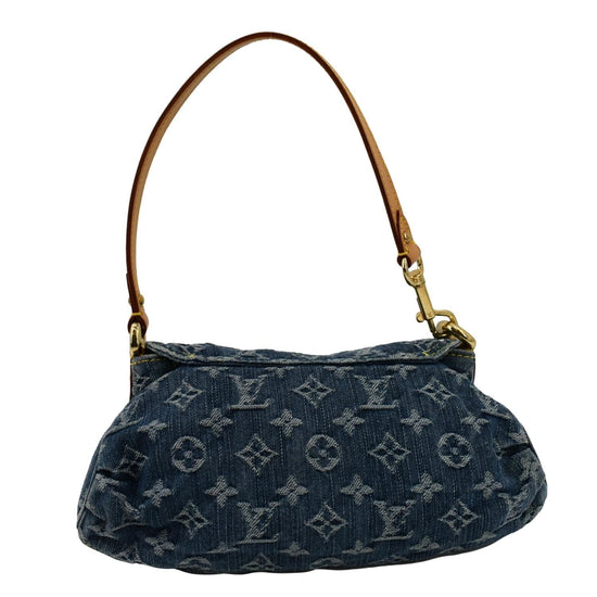 Louis Vuitton Mini Pleaty Bag in Blue Denim ref.795850 - Joli Closet