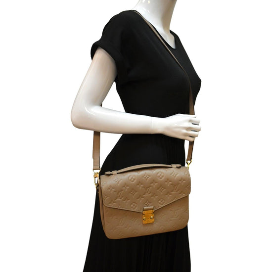 Replica Louis Vuitton M44071 Pochette Metis Crossbody Bag Monogram  Empreinte Leather For Sale