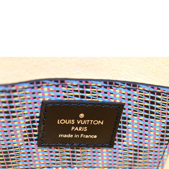 Louis Vuitton Twist Handbag Damier Monogram LV Pop Leather MM Multicolor  2166411