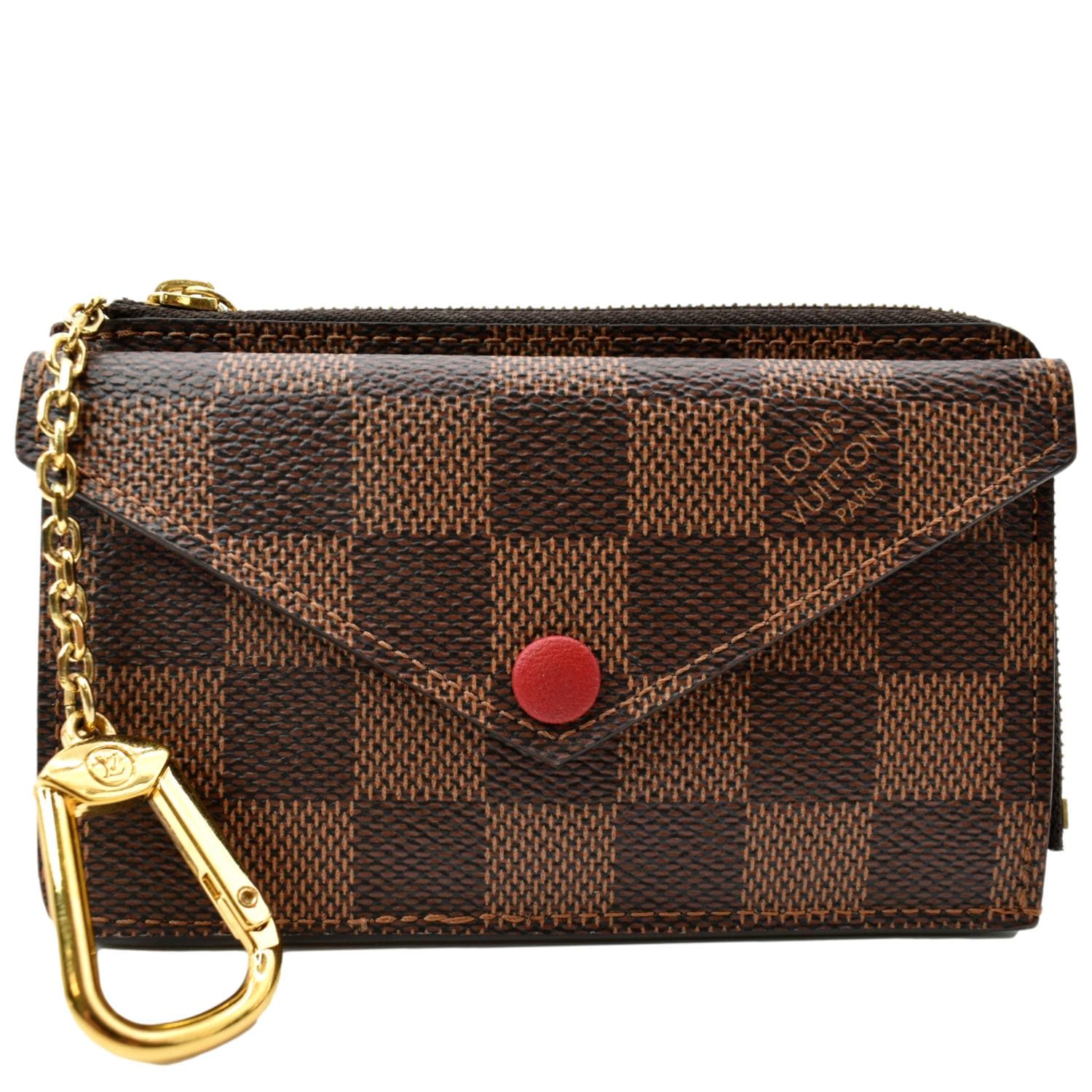 Louis Vuitton Monogram Canvas Recto Verso Card Holder Brown