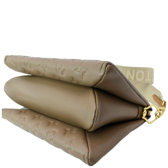 Louis Vuitton Coussin mm Taupe Lamb