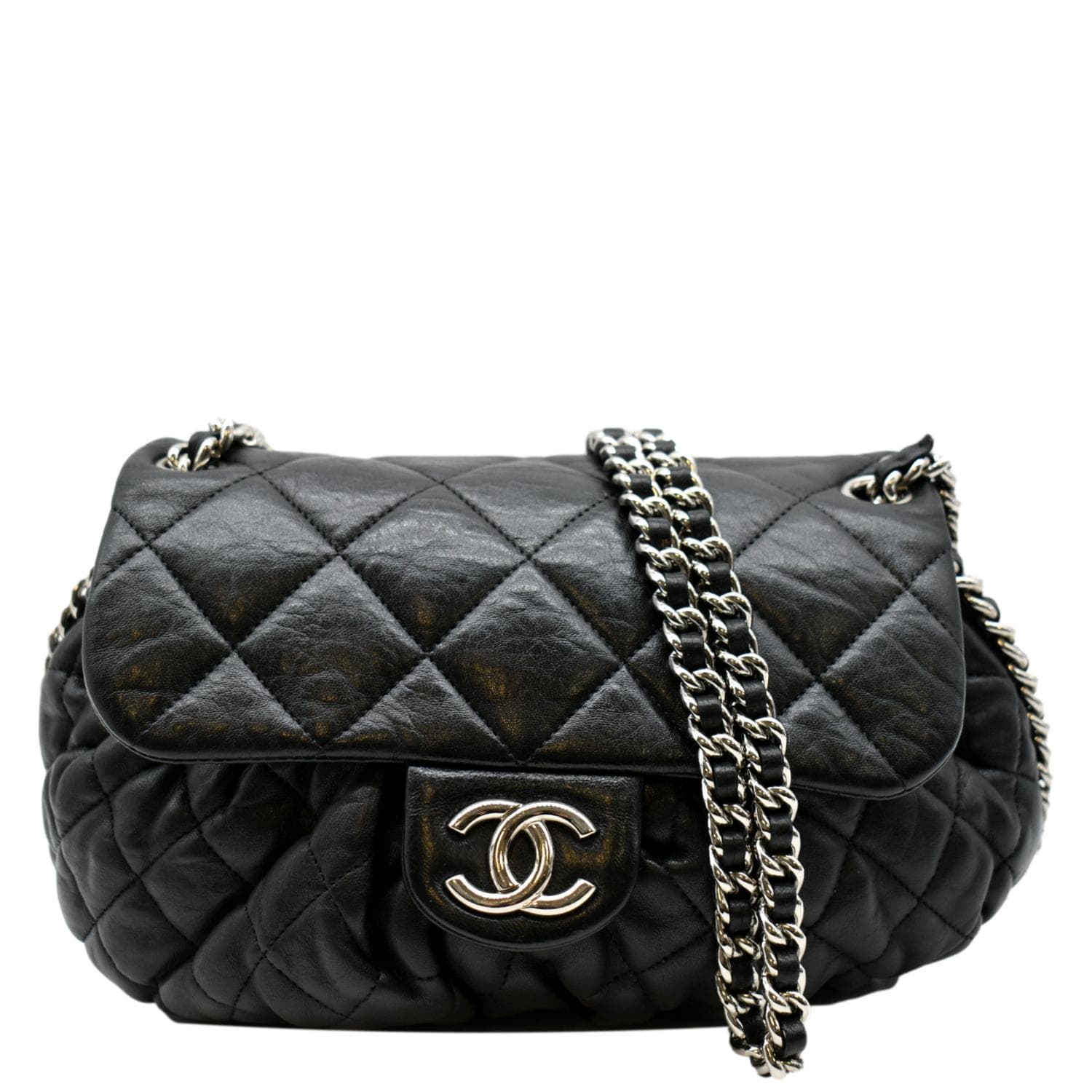 chanel small classic flap bag size