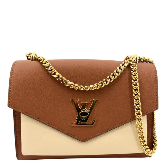 Louis Vuitton LV Women Lockme Shopper Chataigne Brown Grained Calf Leather  - LULUX