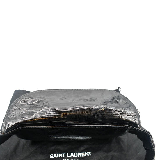 Saint Laurent Black Patent Belt Bag – Dina C's Fab and Funky