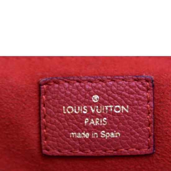 Louis Vuitton Saint Placide M43713 Red Monogram Canvas and Calf Leathe -  MyDesignerly