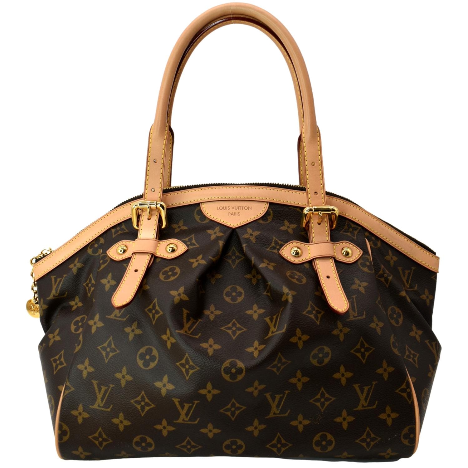 LOUIS VUITTON Tivoli GM Monogram Canvas Shoulder Bag Brown