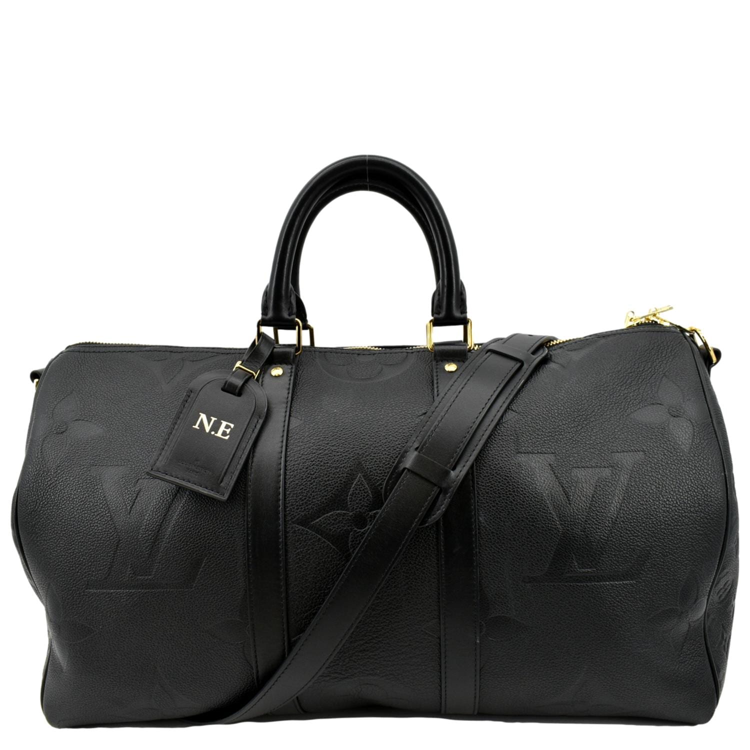 Keepall Bandoulière 45 Monogram Empreinte Leather - Men - Travel