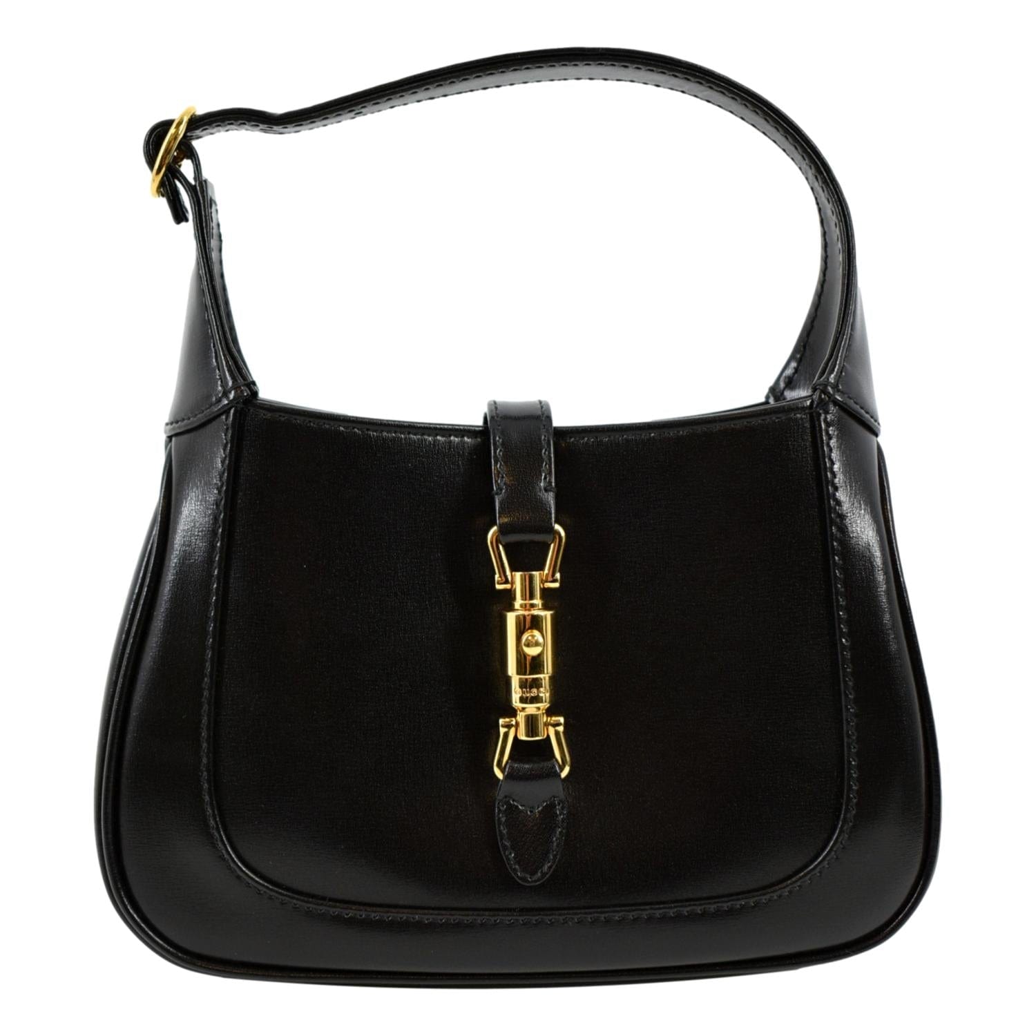 Jackie 1961 Small Leather Shoulder Bag in Black - Gucci