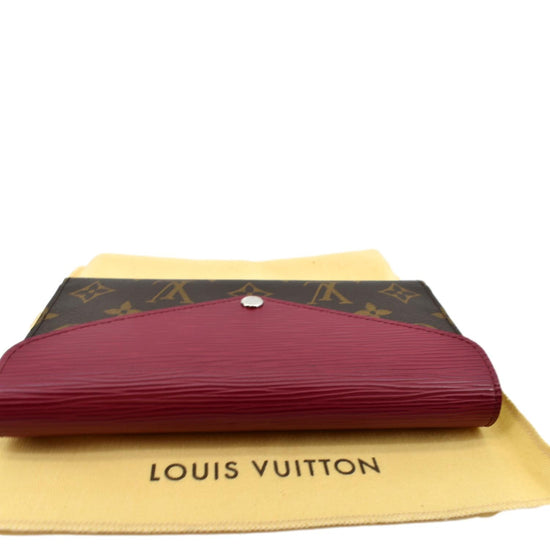 Louis Vuitton LV SHW Marie Lou Compact Wallet M60494 Monogram Epi Orange