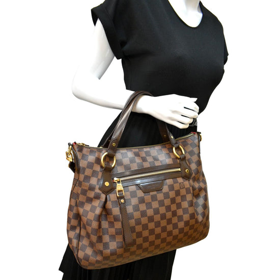 Louis Vuitton Damier Od√ on Tote mm, Black, One Size