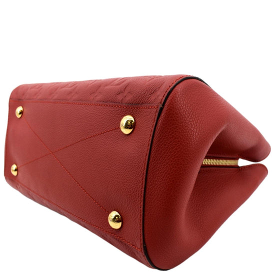 Red Louis Vuitton Empreinte Montaigne MM Bag – Designer Revival