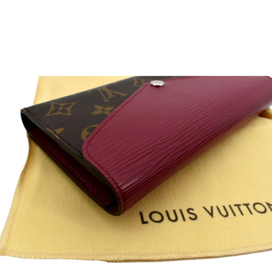 NEW LOUIS VUITTON Marie-Lou Long Wallet Monogram Epi Leather Fuchsia RARE  GIFT