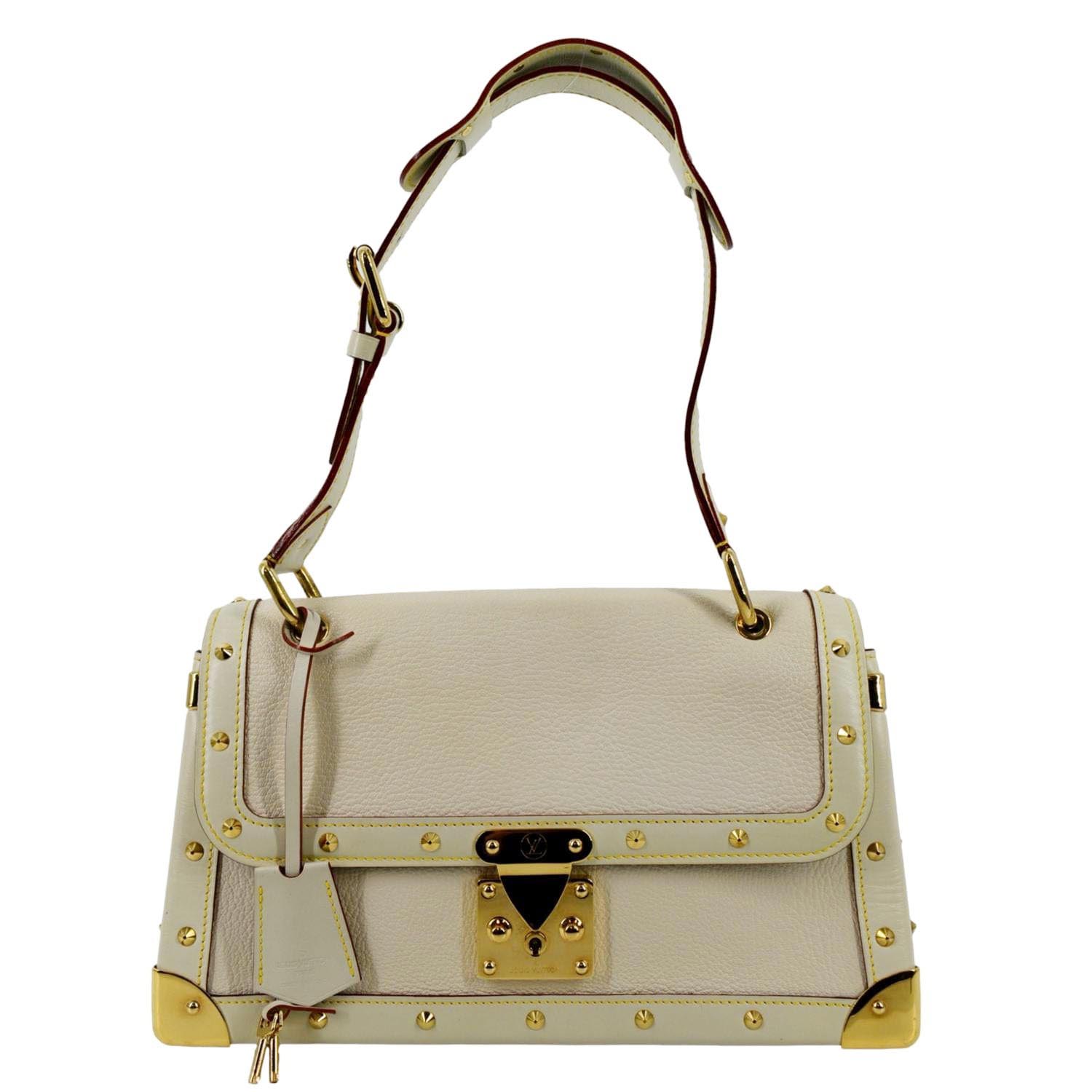 Louis Vuitton White Suhali Leather Le Talentueux Bag Louis Vuitton