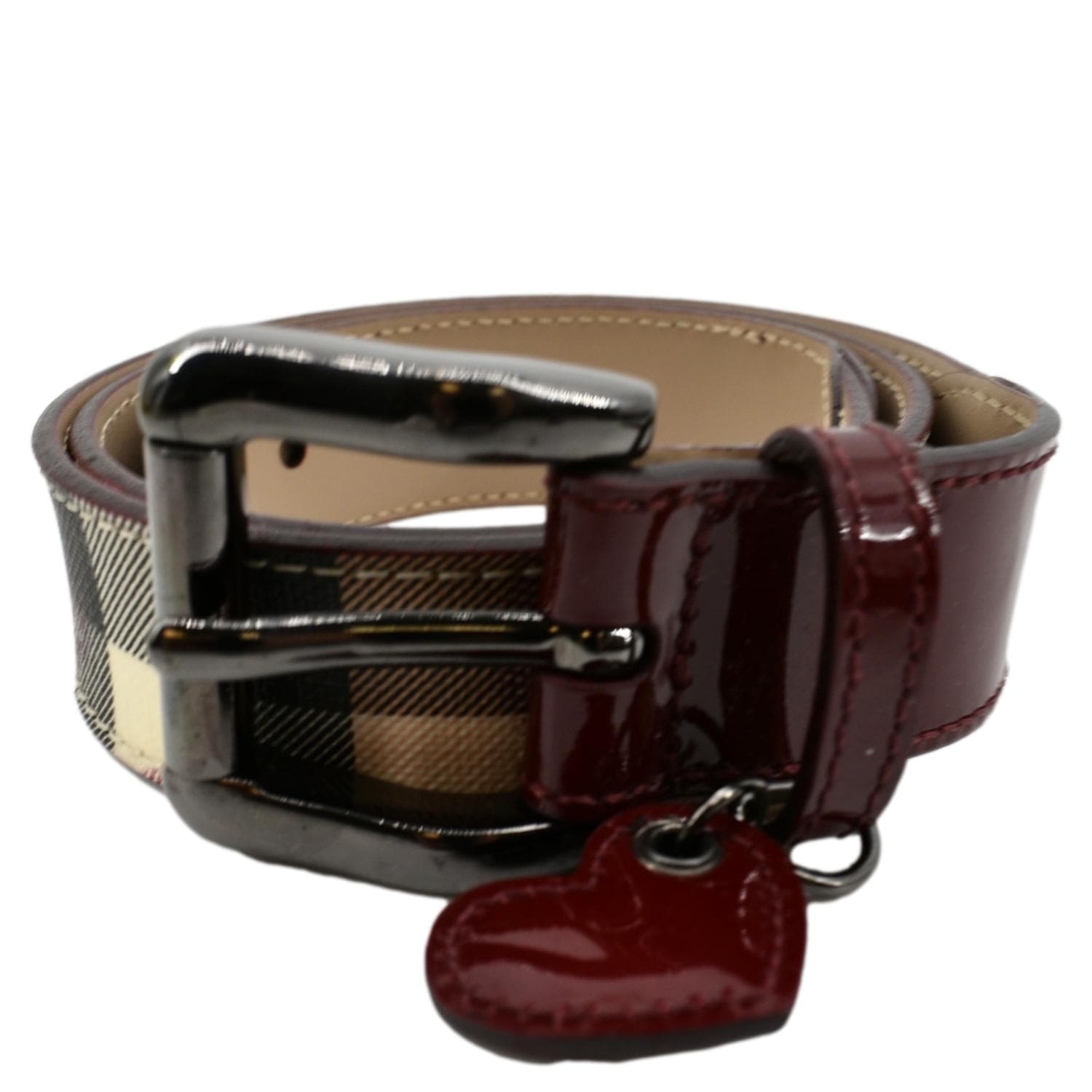 Burberry Patent Leather Belts for Women