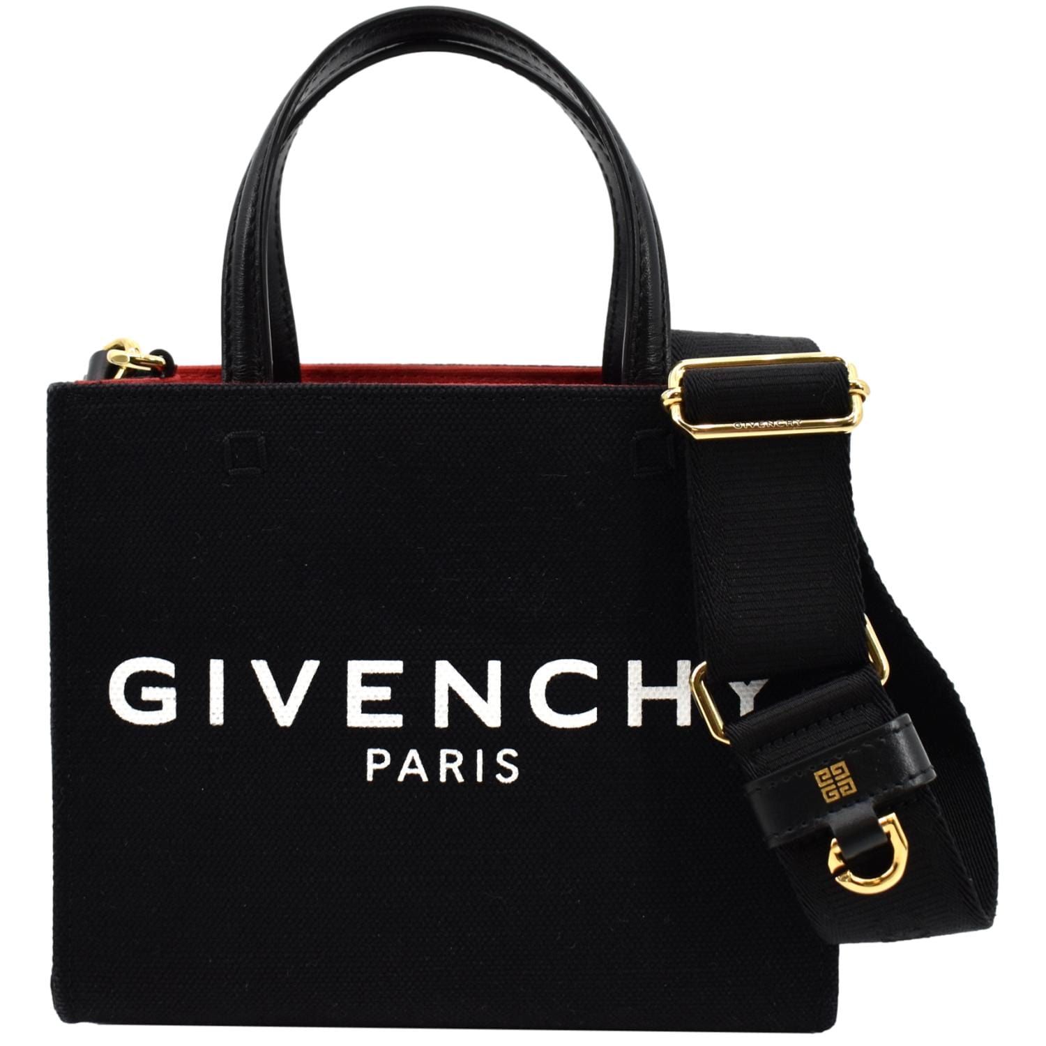 Givenchy Mini G Canvas Shopping Tote Bag in Black