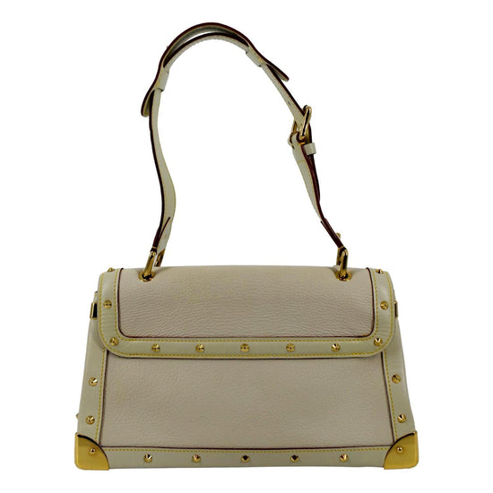 Louis Vuitton White Leather Suhali Le Fabuleaux Shoulder Bag