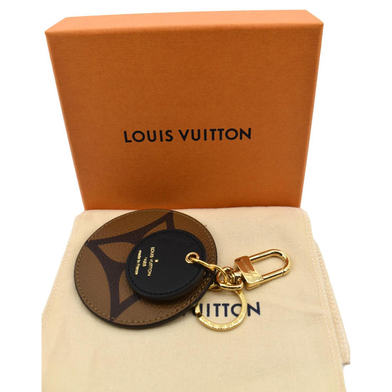 Louis Vuitton Monogram Reverse Key Holder and Bag Charm, Brown, One Size